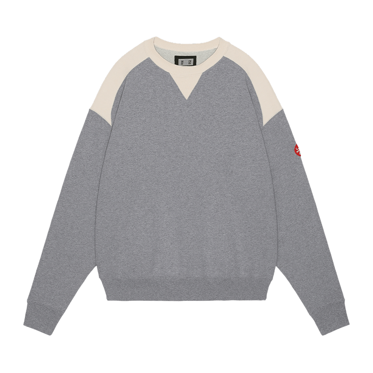 Cav Empt Panel Shoulder Crewneck "Grey"