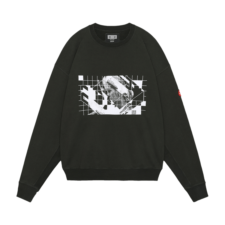 Cav Empt Washed Dimensions Crewneck "Black"