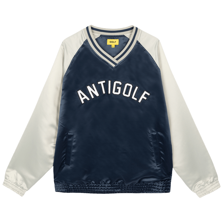 GOLF WANG Antigolf Satin Pullover "Navy"