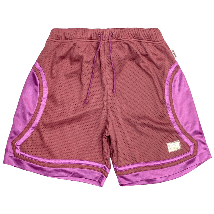 Advisory Board Crystals Satin Basketball Shorts "Mauve"