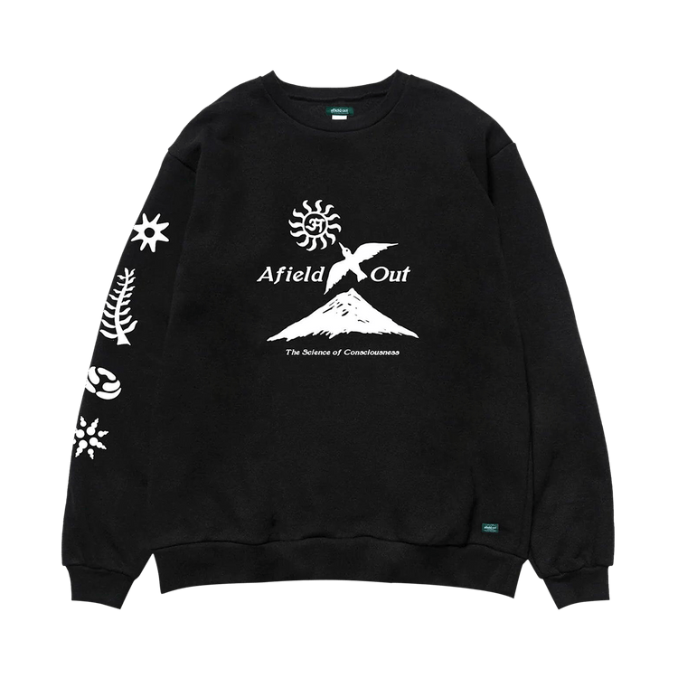Afield Out Conscious Crewneck "Black"
