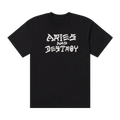 Aries Vintage and Destroy Tee "Black"