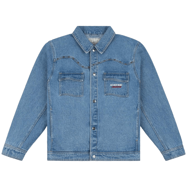 Dime Denim Western Jacket "Light Blue Washed"