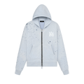 Amiri Washed MA Shotgun Hoodie "Grey Dawn"