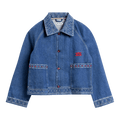 Bode Embroidered Denim Jacket "Indigo"