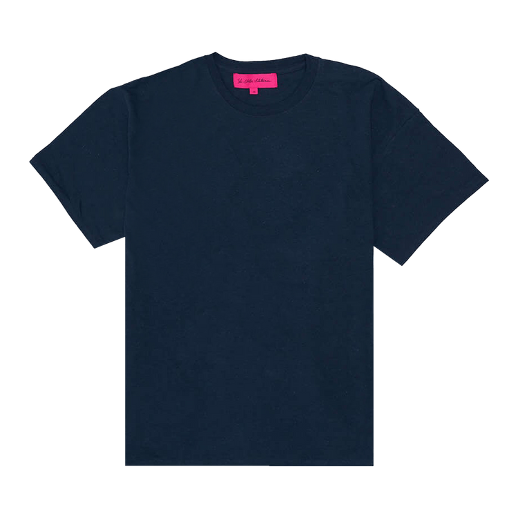 The Elder Statesman Travel Agency Tee "Navy"