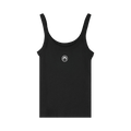 Marine Serre Crescent Moon Embroidered Tank Top "Black"