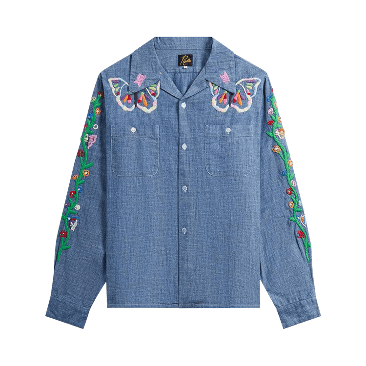 Needles One Up Shirt "Blue"
