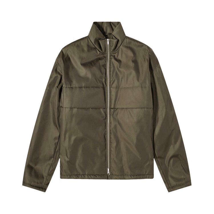 Jil Sander Nylon Zip Sports Jacket "Dark Green"