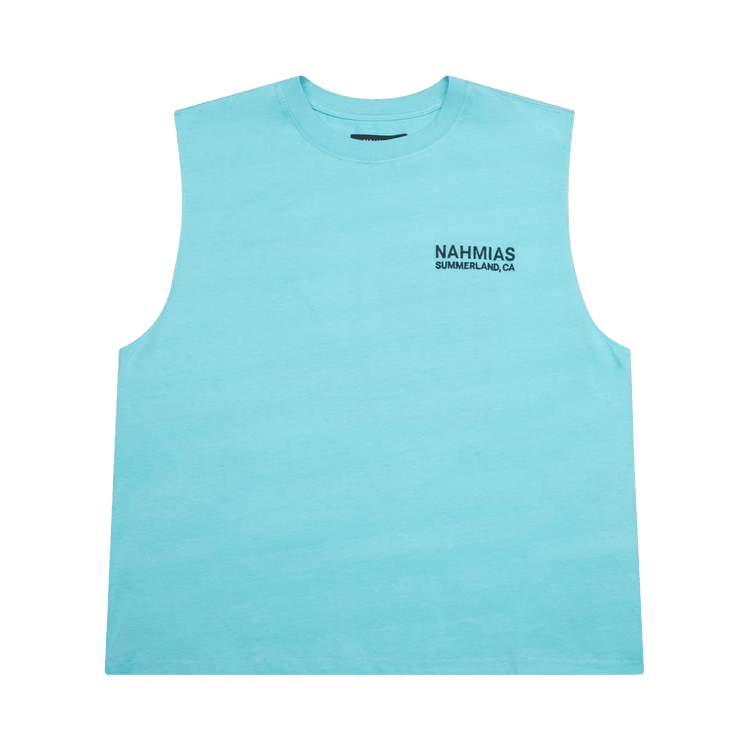 Nahmias Landscape Muscle T-Shirt "Faded Marine Blue"