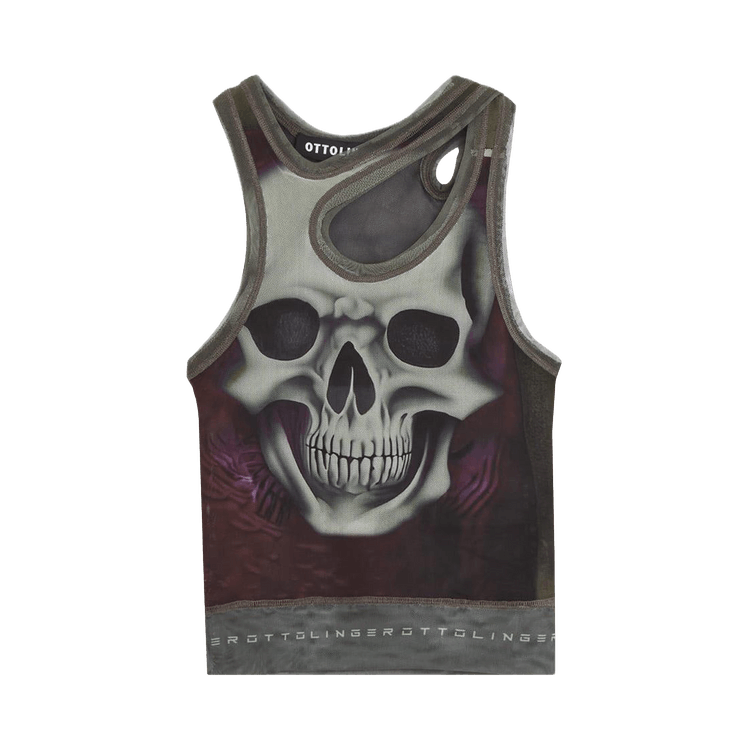 Ottolinger Mesh Tank Top "Skull Print"