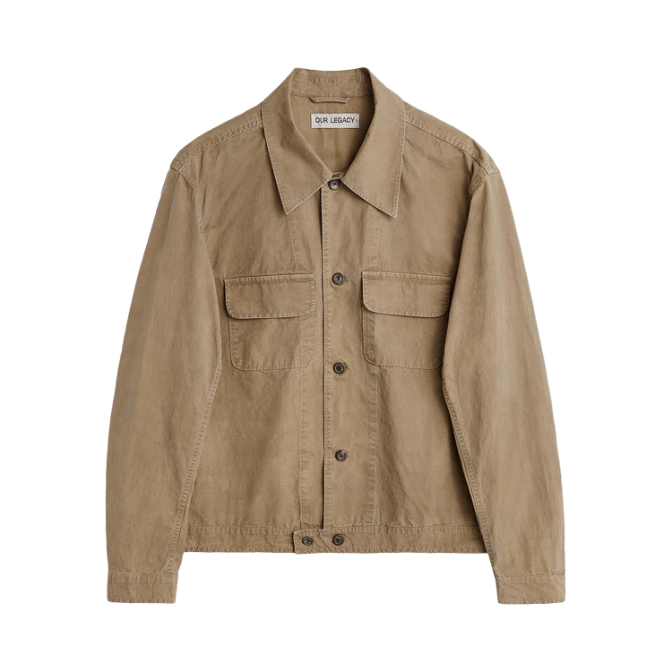 Our Legacy Poplin Coach Jacket "Dark Sand"