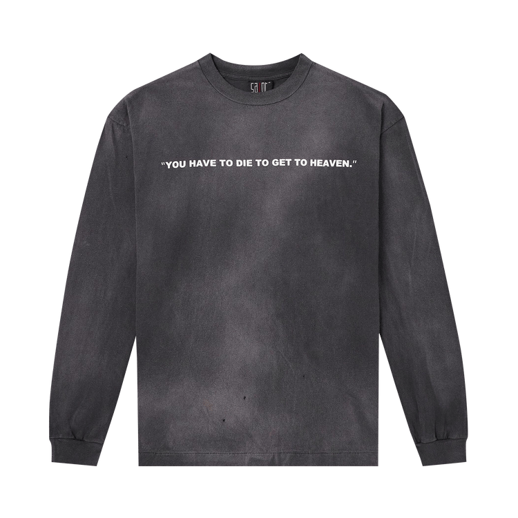 SAINT Mxxxxxx Saint Club Long-Sleeve T-Shirt "Black"