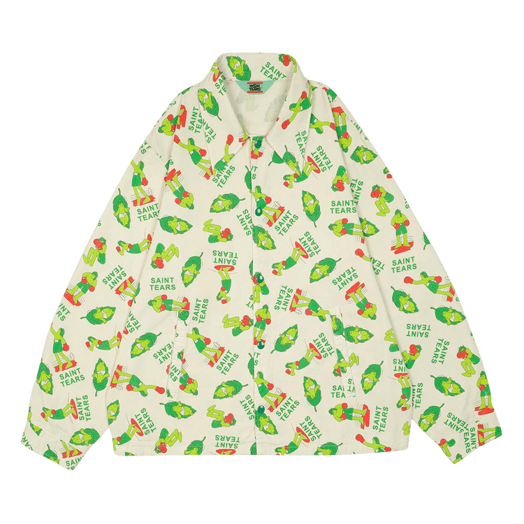 SAINT Mxxxxxx x Denim Tears Boxer Coach Jacket "White"