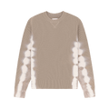 Aimé Leon Dore Tie Dyed Crewneck Sweater "Beige"
