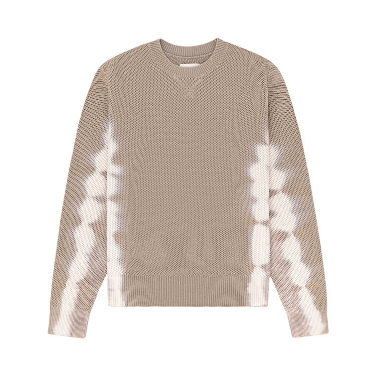 Aimé Leon Dore Tie Dyed Crewneck Sweater "Beige"