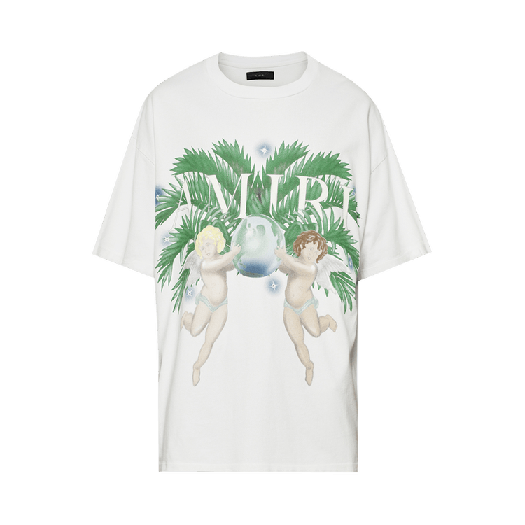 Amiri Airbrush Cherub Tee "White"