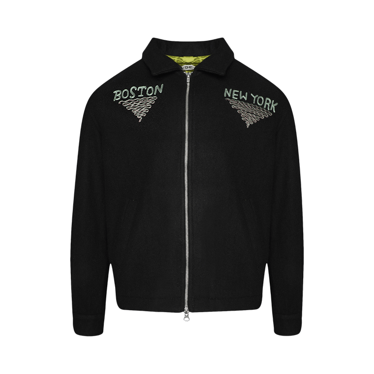 Bode Embroidered Lighthouse Jacket "Black/Multicolor"