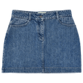 Fendi Kids Logo Embroidery Skirt "Dark Blue"