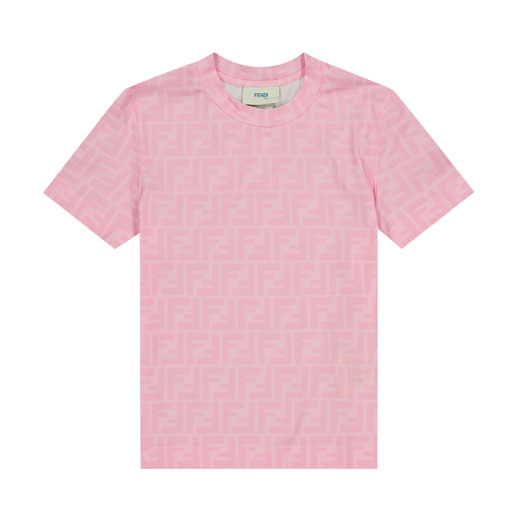 Fendi Kids Logo T-Shirt "Rosa Conffeto"