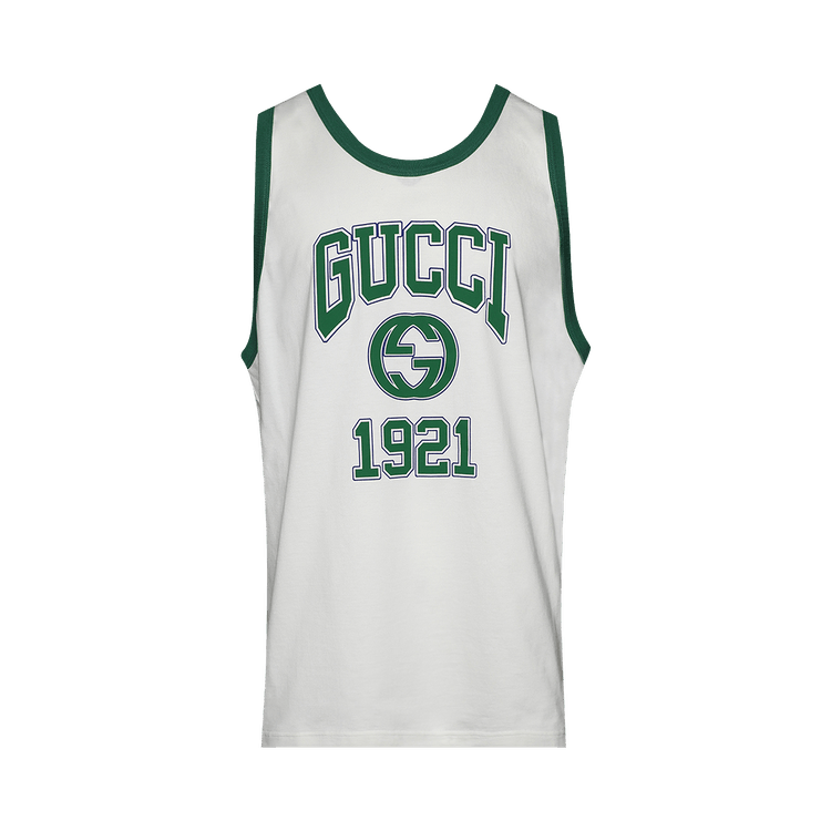 Gucci Jersey Tank Top "Sunlight/Green"