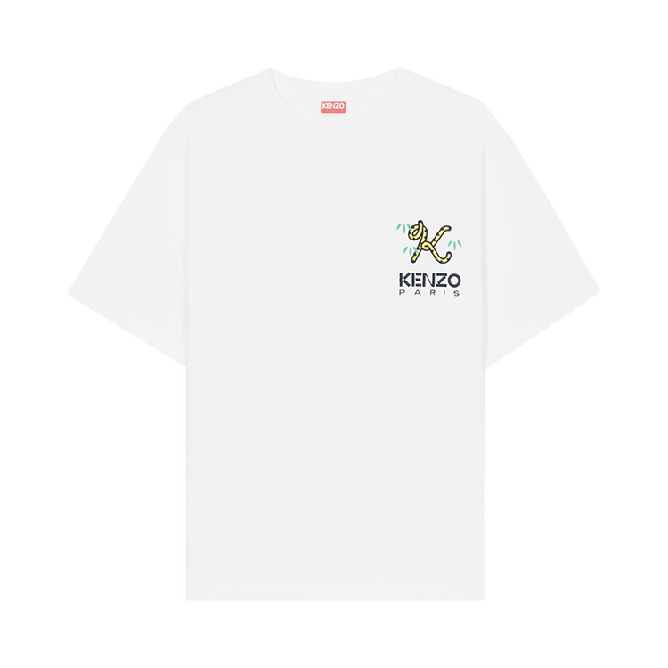Kenzo Crest Logo Oversize T-Shirt "White"