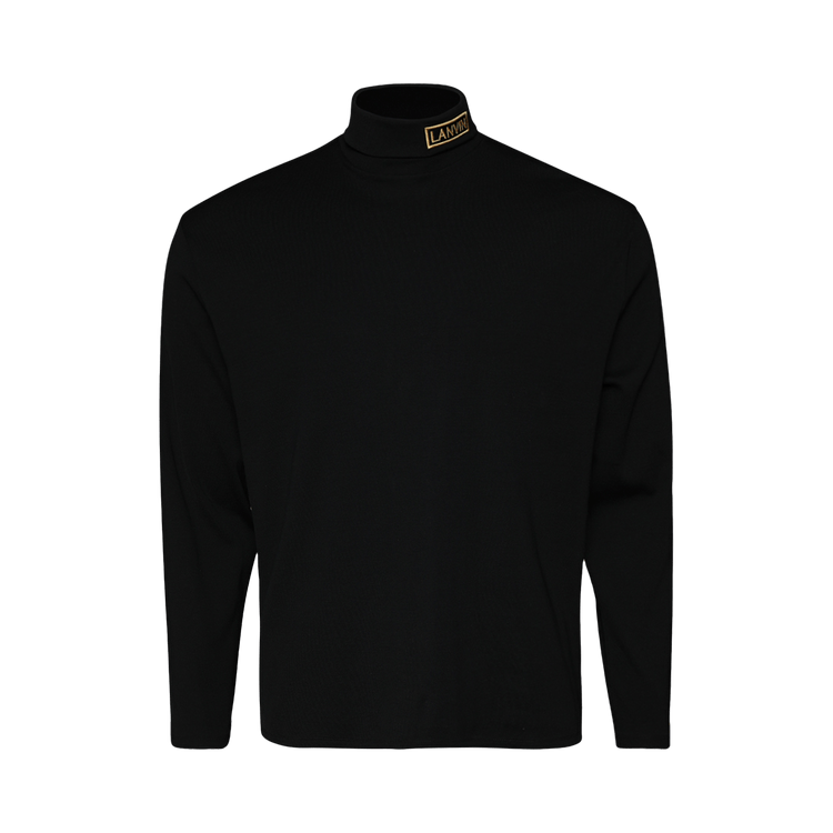 Lanvin Jersey Turtle Neck Top "Black"