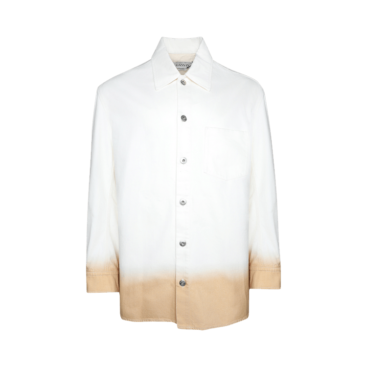 Lanvin Long-Sleeve Shirt "Abricotine/Vanilla"