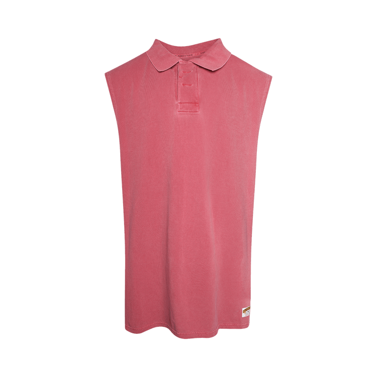 Martine Rose Stretched Polo Vest "Burgundy"