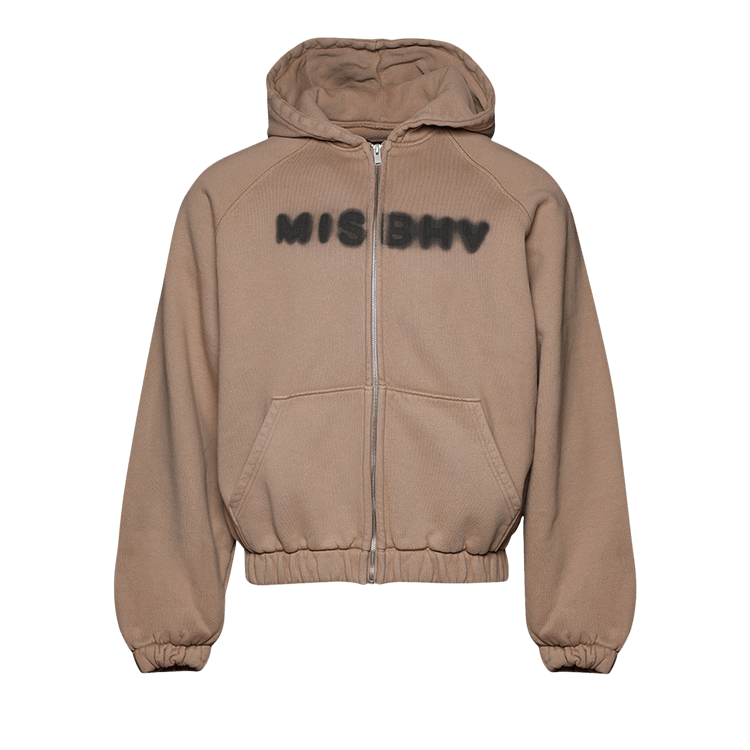 MISBHV Community Zipped Hoodie "Vintage Brown"