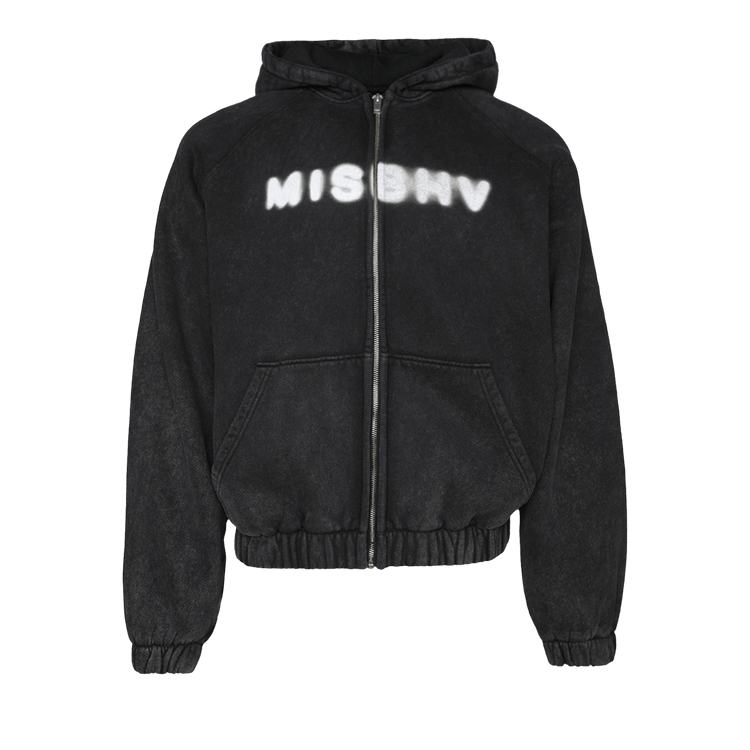 MISBHV Community Zipped Hoodie "Vintage Black"