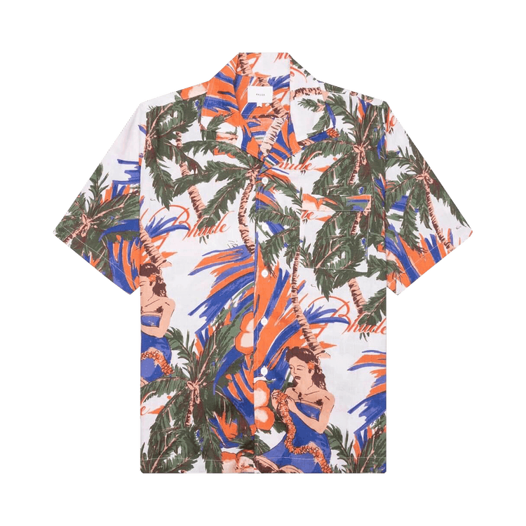Rhude Le Fleur Linen Shirt "Multicolor"