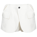 Sacai Double Faced Silk Shorts "Off White"