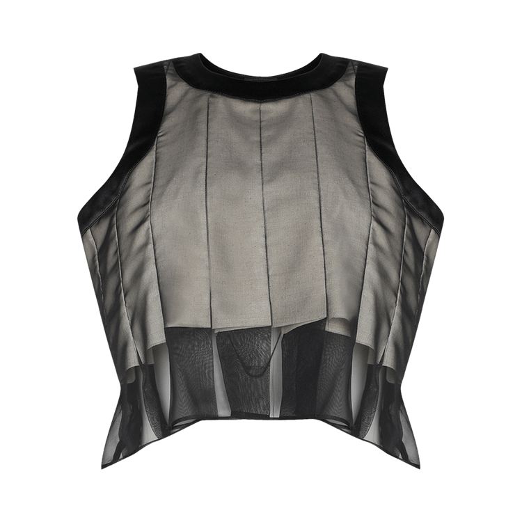 Sacai Chiffon Pullover "Black"