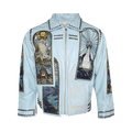 Who Decides War Eternity Leather Jacket "Sky"