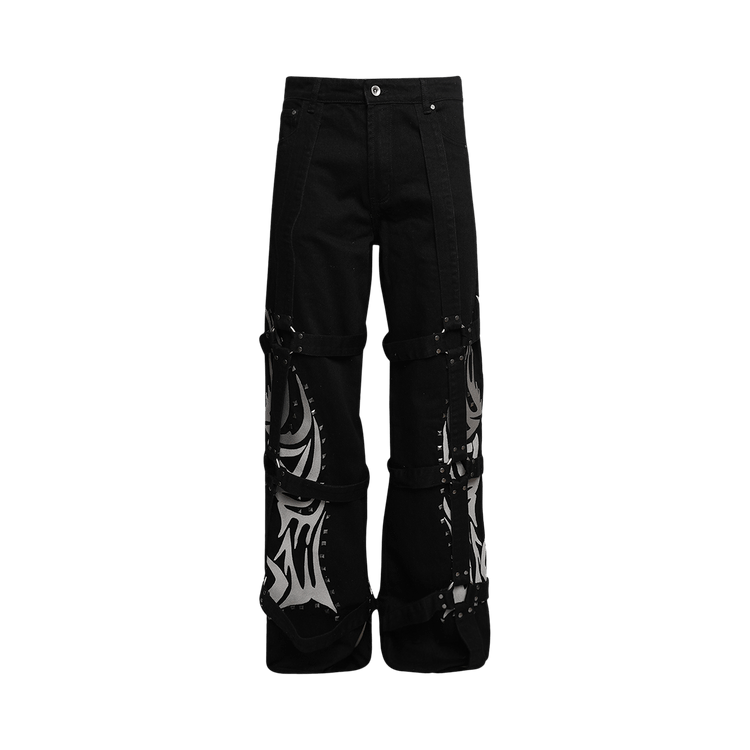 Who Decides War Winged Logo Bondage Pant "Coal"