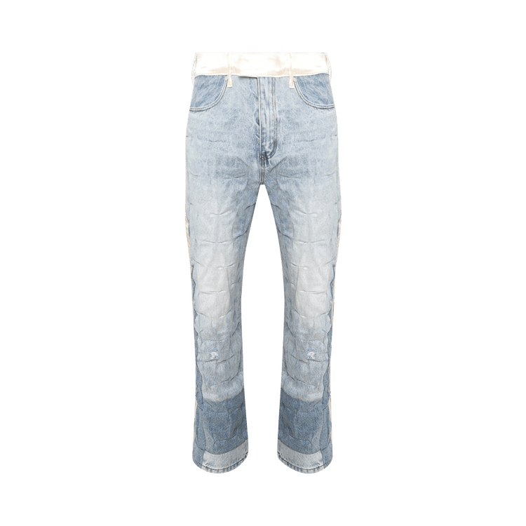 Who Decides War Gathered Tuxedo Denim Pant "Sky"