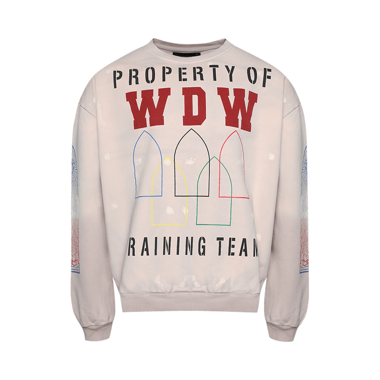 Who Decides War Training Crewneck Sweater "Silver"