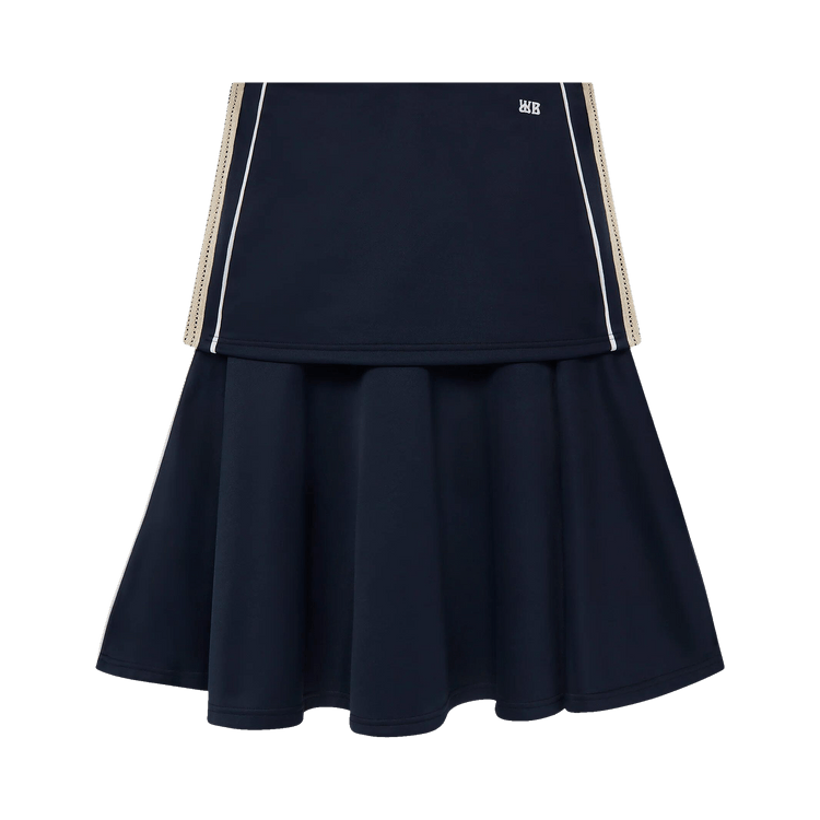 Wales Bonner Mantra Layered Skirt "Navy"
