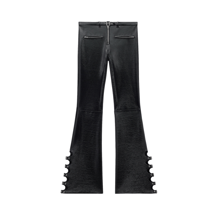 Courrèges Multi-Buckle Bootcut Pants "Black"