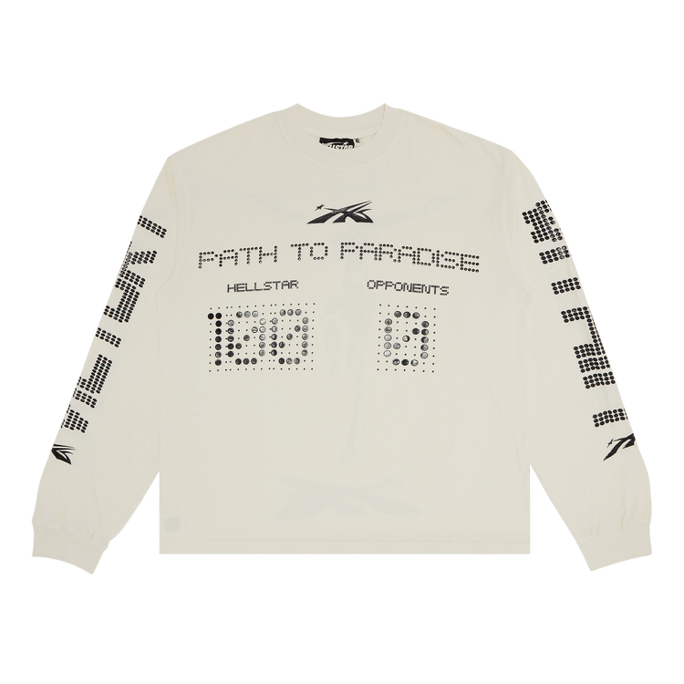 Hellstar Scoreboard Long-Sleeve T-Shirt "White"
