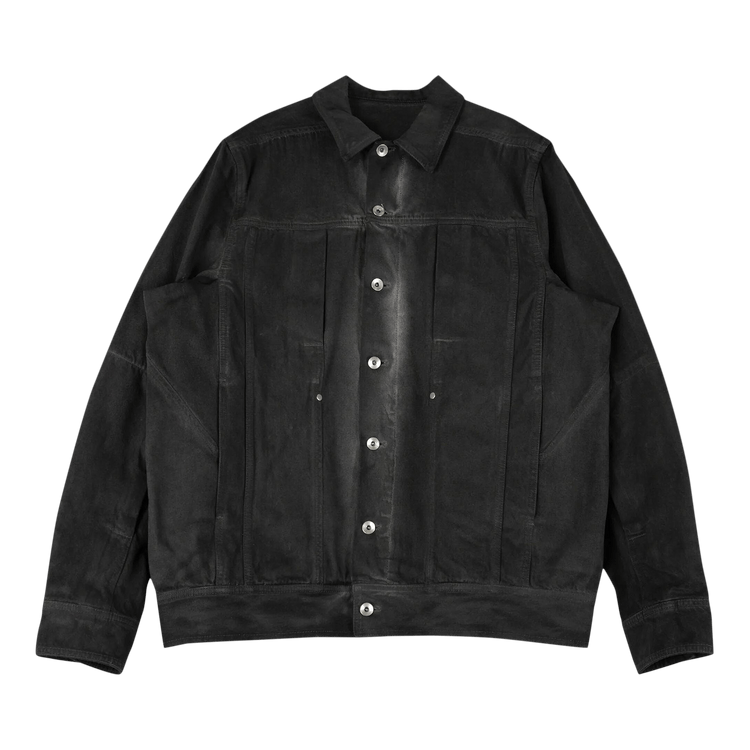 Rick Owens Denim Lido Work Jacket "Dark Dust"