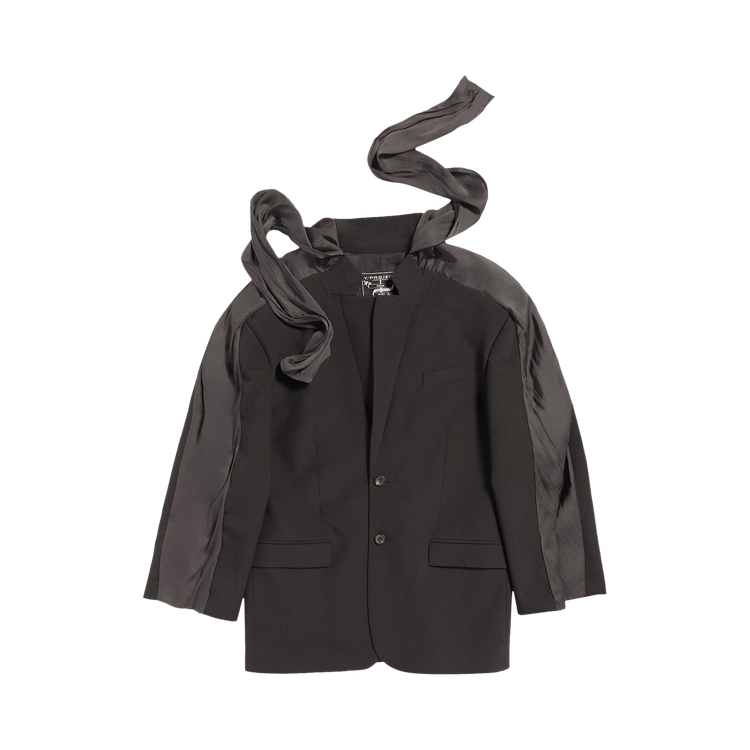 Y/Project Insert Scarf Blazer "Black"