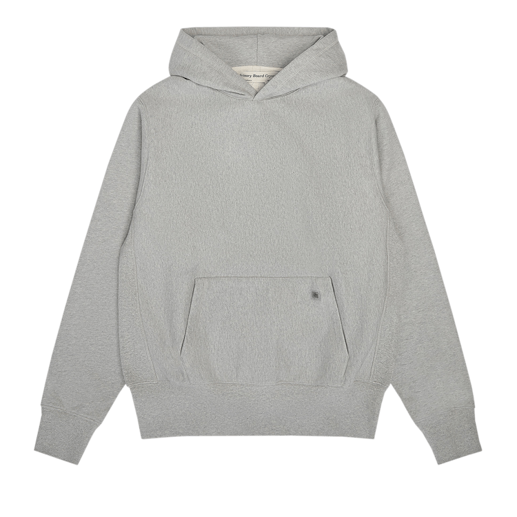 Advisory Board Crystals Hologram Fleece Terry Pullover Hoodie "Grey"