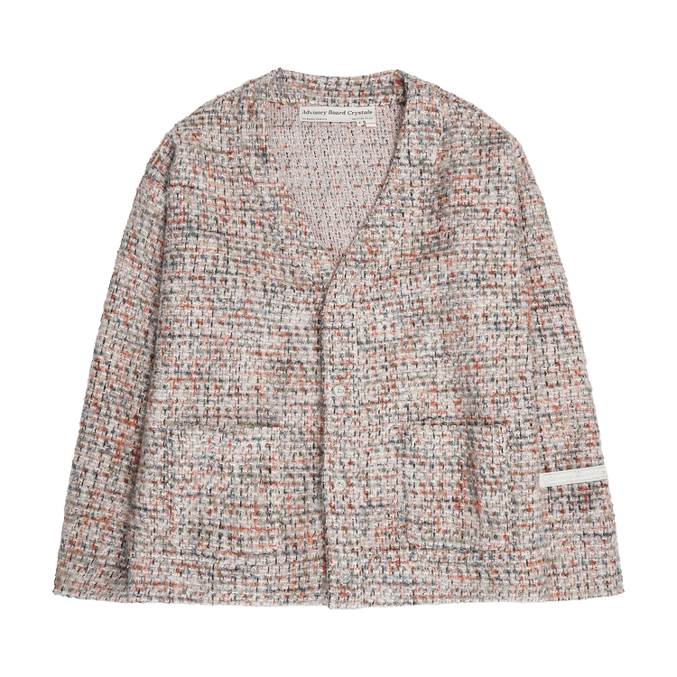Advisory Board Crystals Tweed Cardigan "Pink/Green"