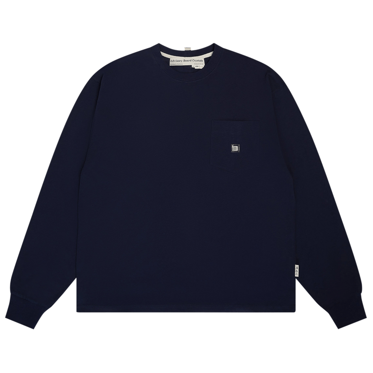 Advisory Board Crystals Hologram Long-Sleeve Tee "Navy"