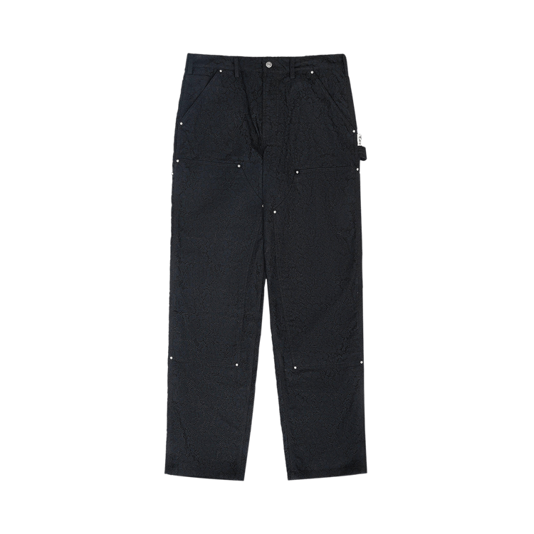 Advisory Board Crystals Crystal Rivet Lace Double Knee Pant "Black"