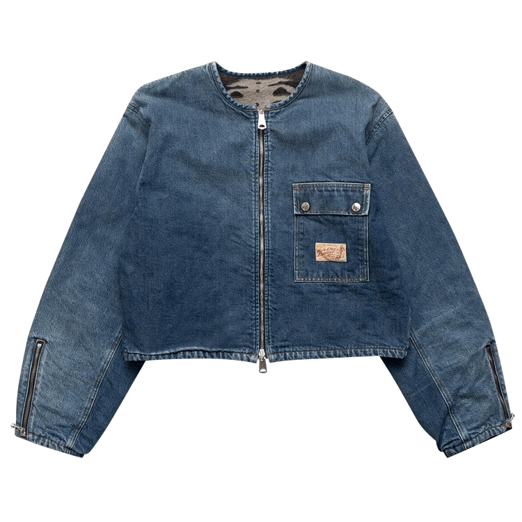 Kapital Bone Lining Reversible Motocross Jacket "Blue"