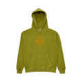 Capsule Capsule Cross Logo Hoodie "Green/Orange"