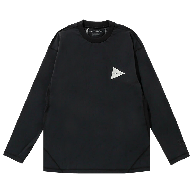 And Wander 34 Rash Guard "Black"